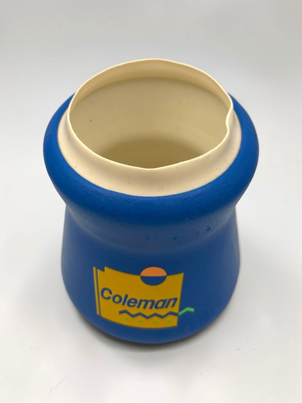 Vintage Coleman Tuffoam Koozie Insulated Can Cooler Blue Retro Springfield, MO - Picture 3 of 16